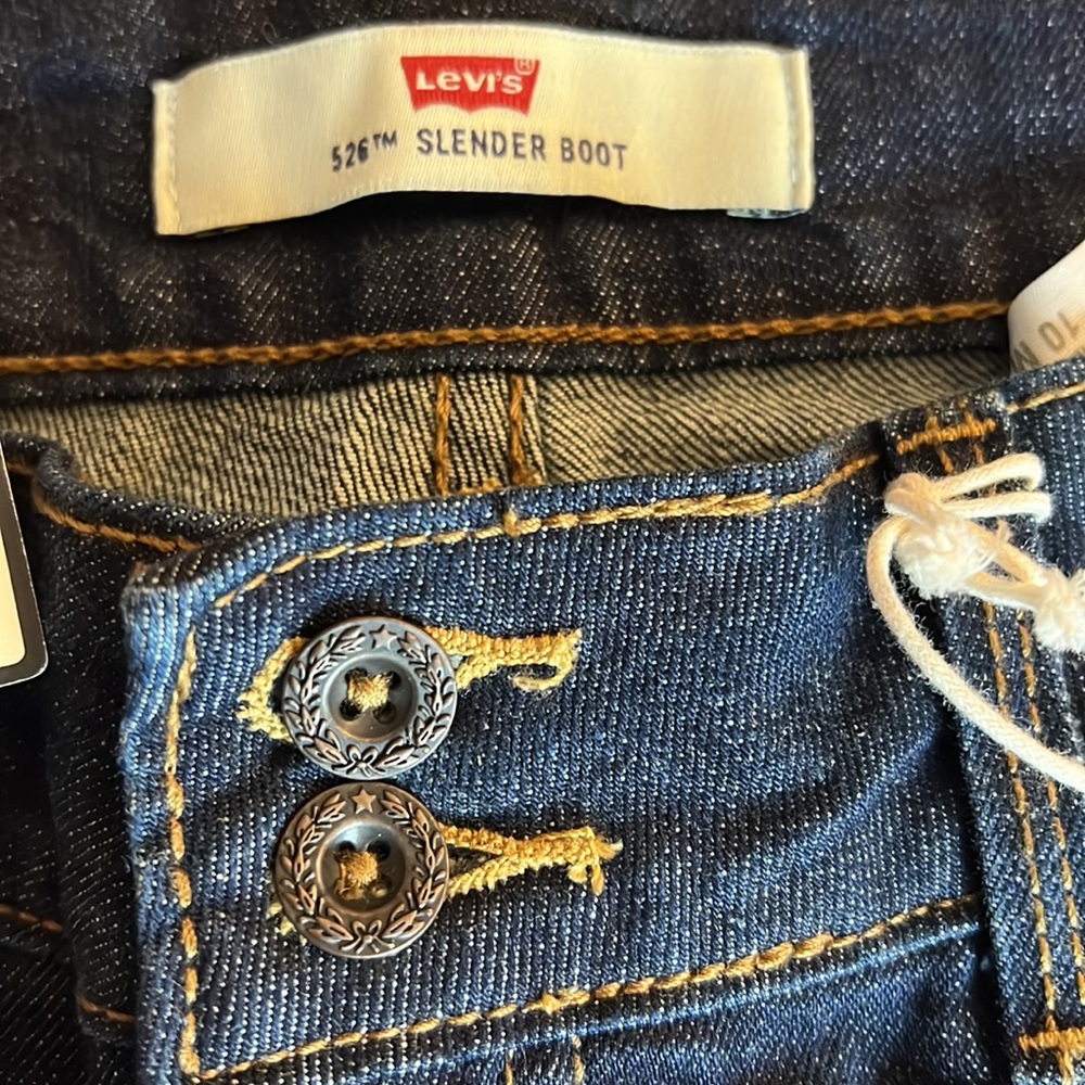 Levi’s Slender Bootcut, tummy slimming panel, Size 10 medium - Picture 4 of 15